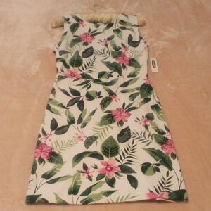 OLD NAVY - NWT! White Dress - Pink Floral - Size Small
